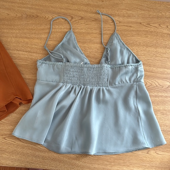 Free People Tops Bundle - Rust and Light Blue - Picture 5 of 5